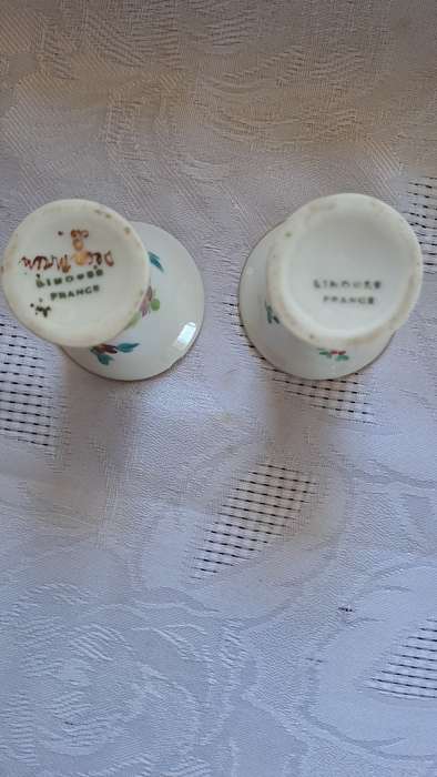 pair of small Limoge vases