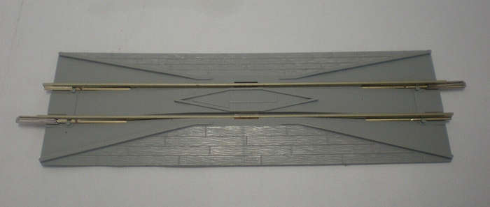 Vintage Trix 4974 10 cm N Gauge Level Crossing Track