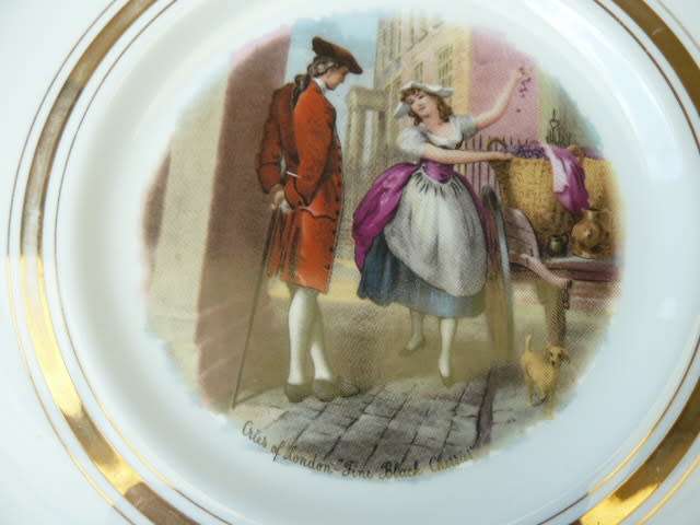 PORCELAIN PLATE REGENCY ENGLAND 27.5 CM