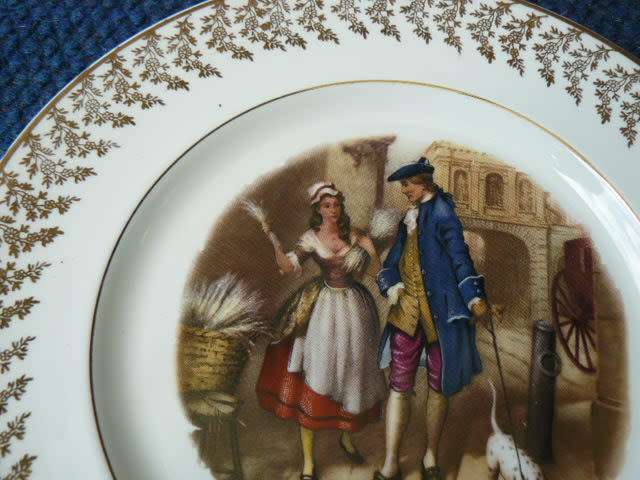 PORCELAIN PLATE LIVERPOOL - STROKE ON TRENT ENGLAND 25 CM