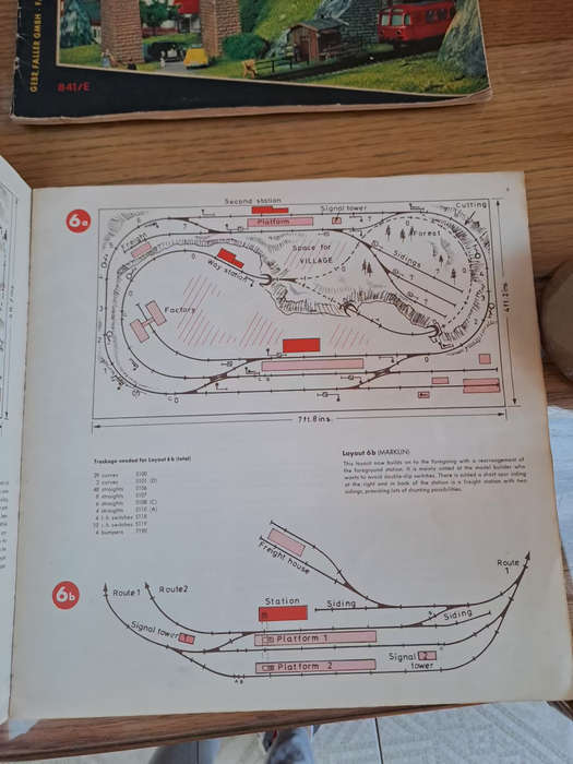 Faller scenic layout plans 840E 37 pages