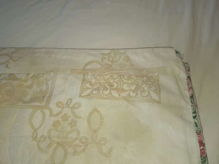 Beautiful Large hand made quilt with sling 180x180cm REDUCED
