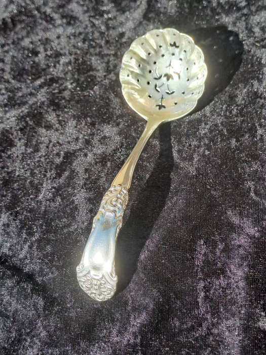 Epns Hallmarked sugar sifter beautiful