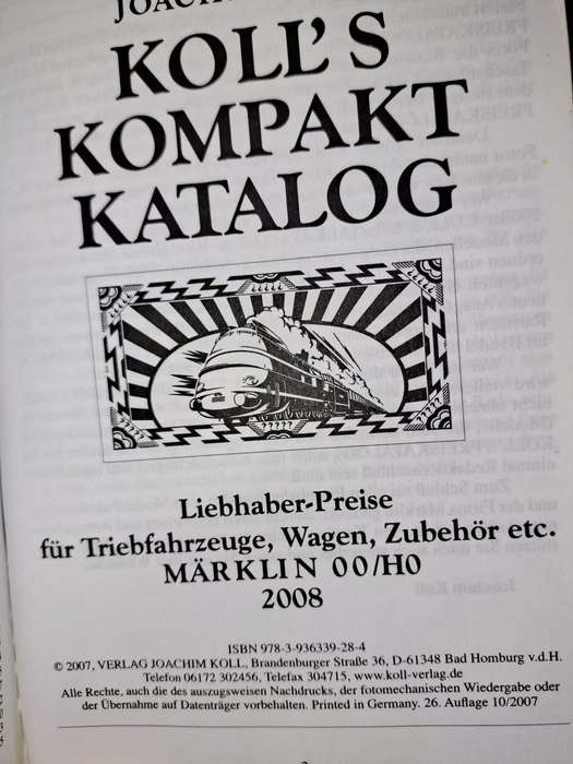 Kolls`s kompakt katalog 2008 German