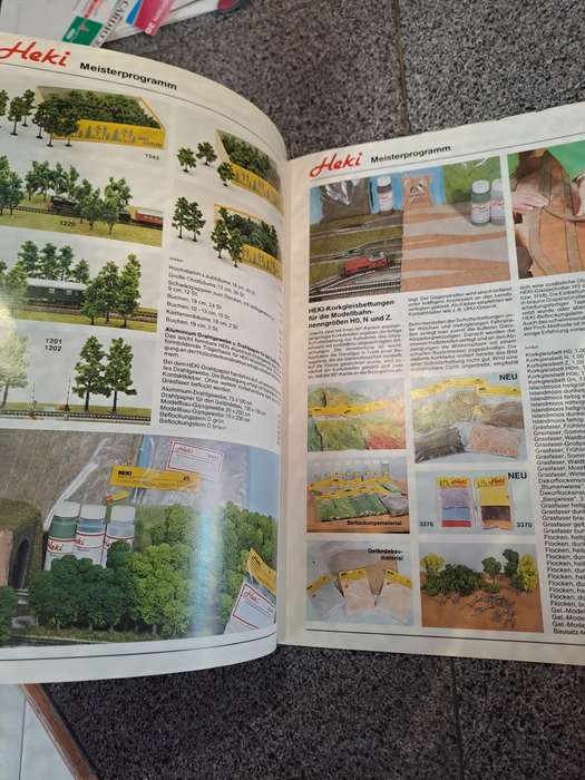 Heki 1984 tree and foliage catalogue German 23 pages German