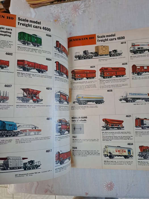 Collectors catalogue Marklin 1972 with price list