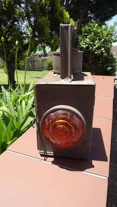 OLD ALL ORIGINAL INCL BURNER SAR SIGNAL LAMP