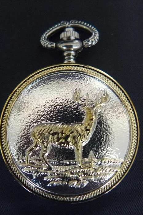 ST HUBERT 1900,S STYLE POCKET WATCH QUARTZ