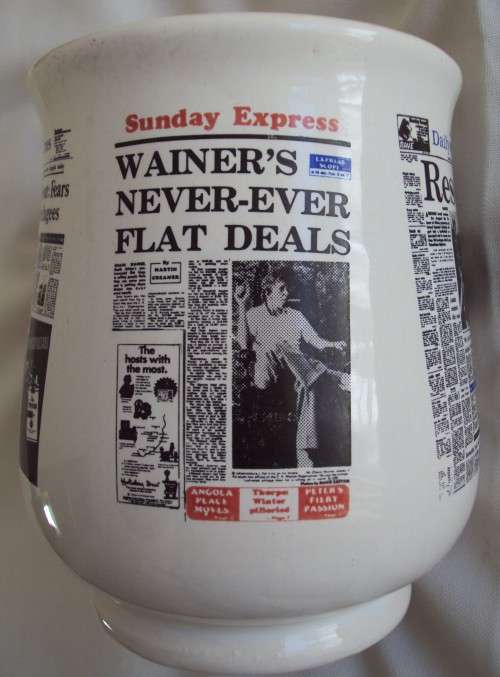 Crescent Ware Sunday Times | Rand Daily Mail | Sunday Express |The Cape Times | Newspaper Tankard