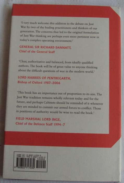 Just War Tradition Ethuics In modern Warfare Charles Guthrie  Michael Quinlan