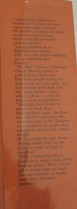 Almost Forgotten Stories Herman Charles Bosman