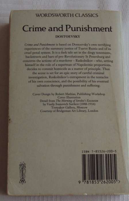 Crime and Punishment Dostoevsky