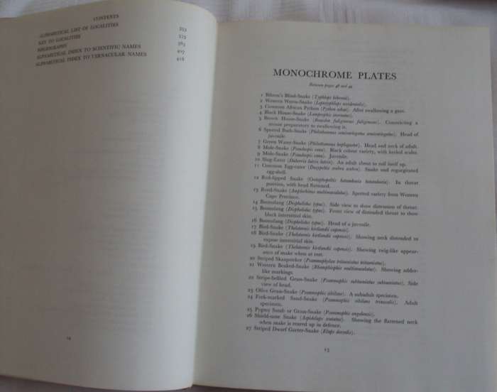 Snakes of southern Africa Vivian F Fitzsimons