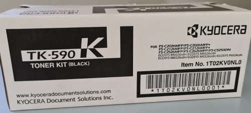 Kyocera TK-590K Genuine Black Toner