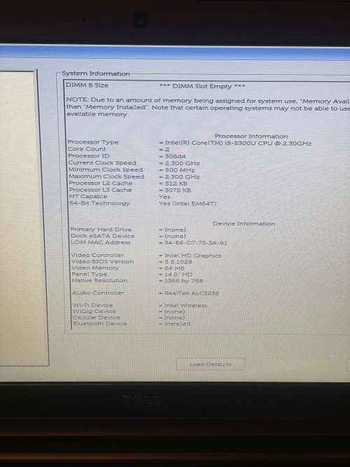 Dell Latitude E5450 Laptop - Intel Core i5 - 8GB RAM - 500GB HDD ~Grade A ~FREE 32GB Memory Stick