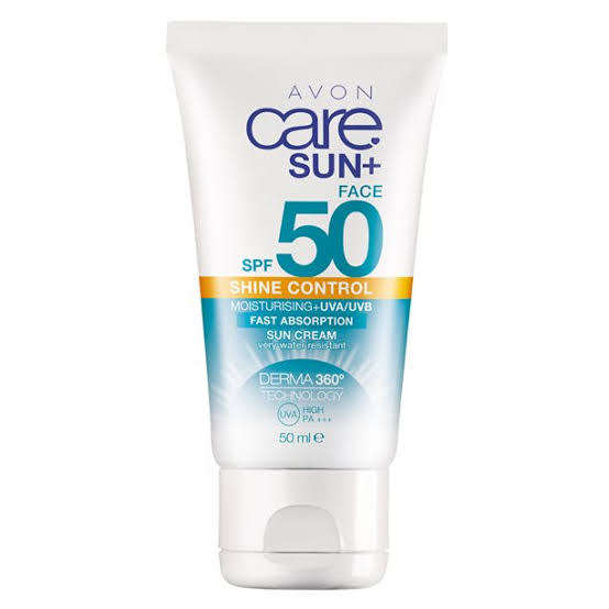 Avon Care Sun Face Shine Control Sun Cream SPF 50 50ml