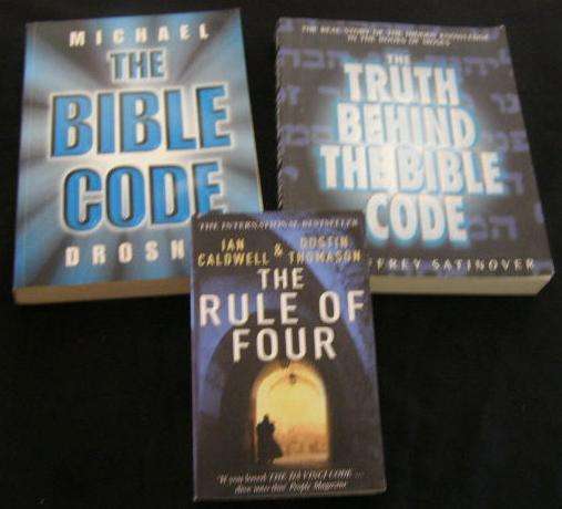 3 x Books on the Bible Code