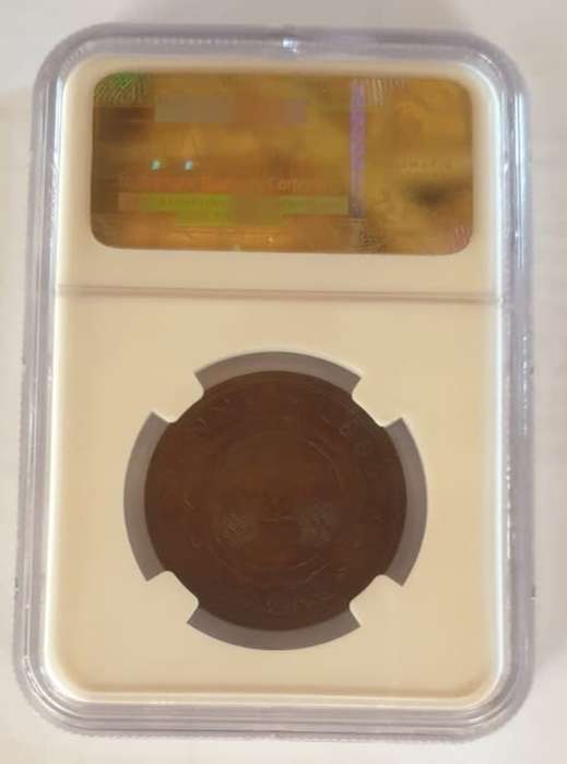 1894 Penny (AU55BN).Low mintage of only 10769 coins,which is the lowest mintage of the ZAR pennies.N