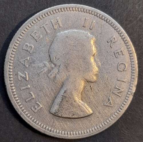 1954 S.A.Union 2 Shillings