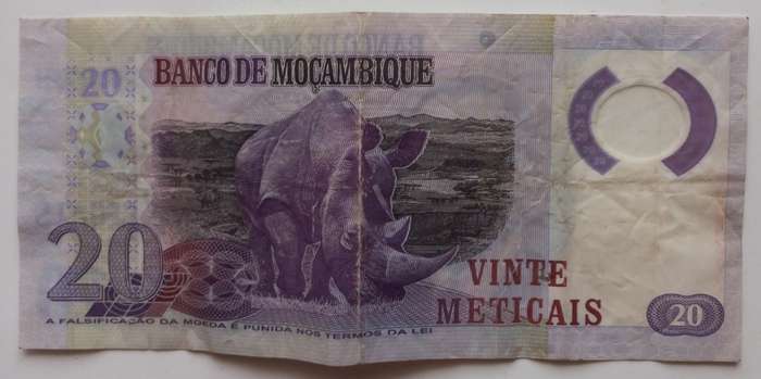 Mozambique 20 Meticais