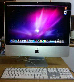 iMac with keyboard