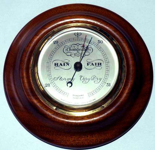 Superb Large Short & Mason Barometer
