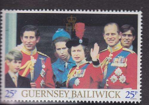 GUERNSEY ++ 1981 ++ "ROYAL FAMILY" ++ MNH ++ SG 238
