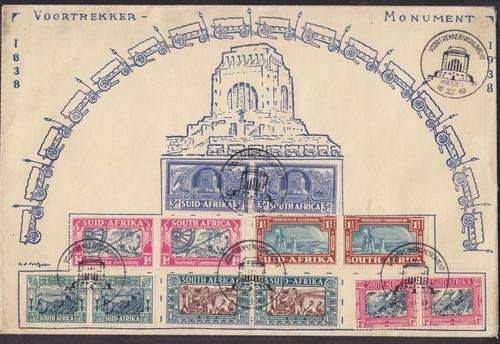 1938 ++ "VOORTREKKER MONUMENT" ++ PMK - COMM PMK 16-12-38 ++ SEE SCAN BELOW