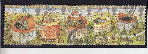 1995 ++ RECONSTRUCTION OF SHAKESPEARS GLOBE THEATRE ++ SET FU ++ SG 1882-1886