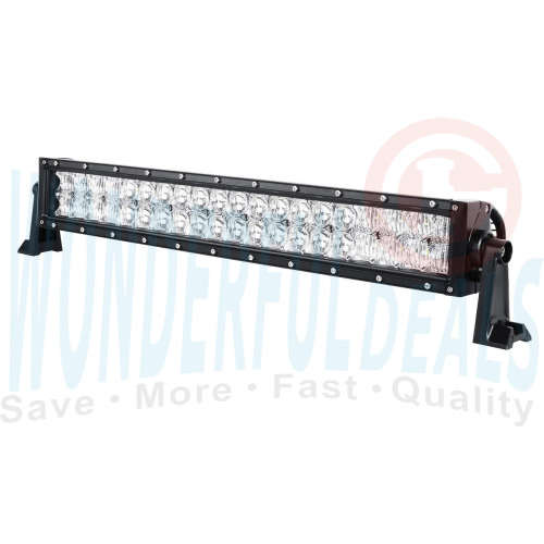 22 Inch LED Light Bar 5D Lens Spot Flood Combo Beam 120W 12000lm Off-Road Light Bar Driving Light