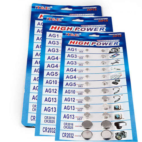 ASSORTED BATTRIES HIGH POWER 24PCS