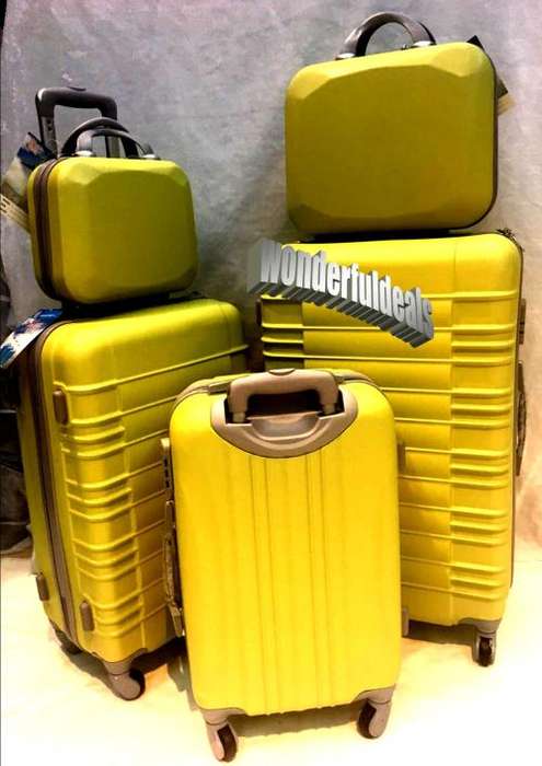 5 PIECE LUGGAGE SET/ABS Trolley Luggage with Universal Wheels