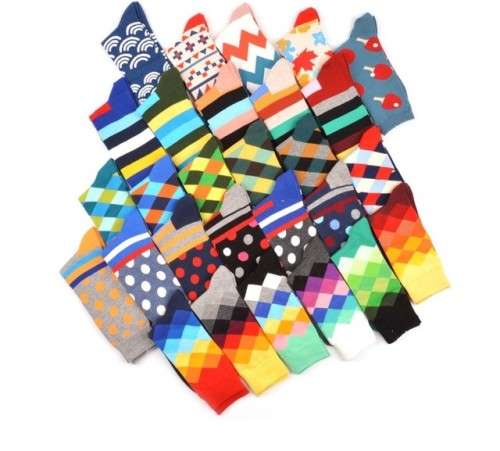 Multi Color Socks (2 pairs)
