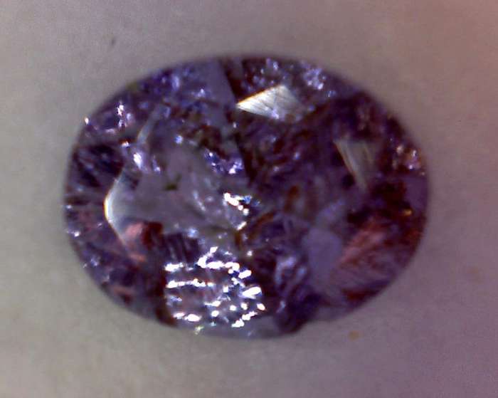0.45ct 5.2x4.09x2.77mm Oval 100% Natural faceted Tanzanite - Photo of actual gem
