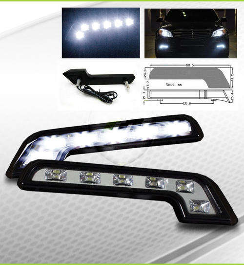 6 DRL Led Benz L shape