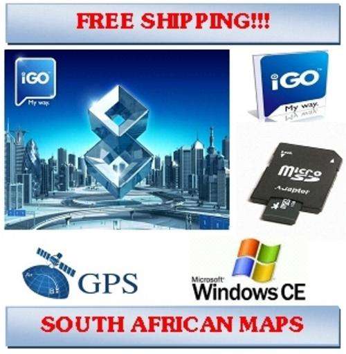 2013 IGO 8 GPS NAVIGATION SOFTWARE (SOUTH AFRICA) FREE SHIPPING !!!