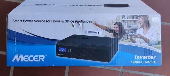 Mecer 1200VA, 720W, 12V DC-AC Inverter with LCD Display (Without Battery)