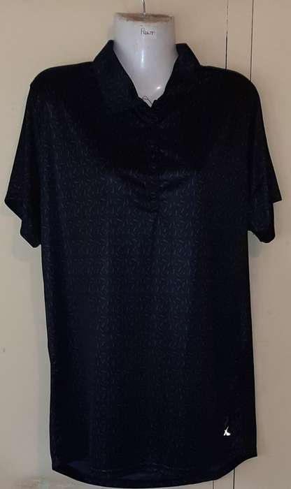 LADIES: BLACK & GREY SHIRT - MAKE: MAXED - SIZE: XXL