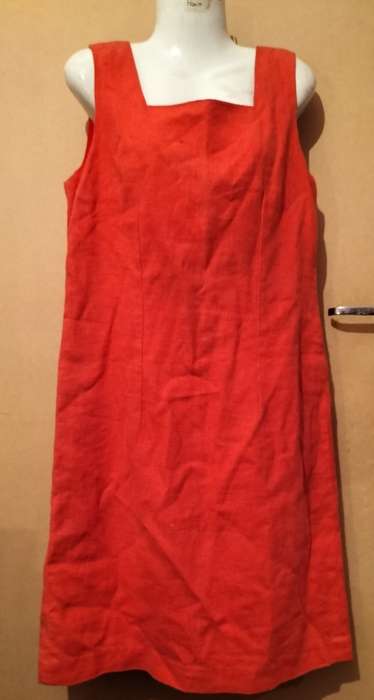 Ladies - Orange Dress - Make - no make  - Size - no size