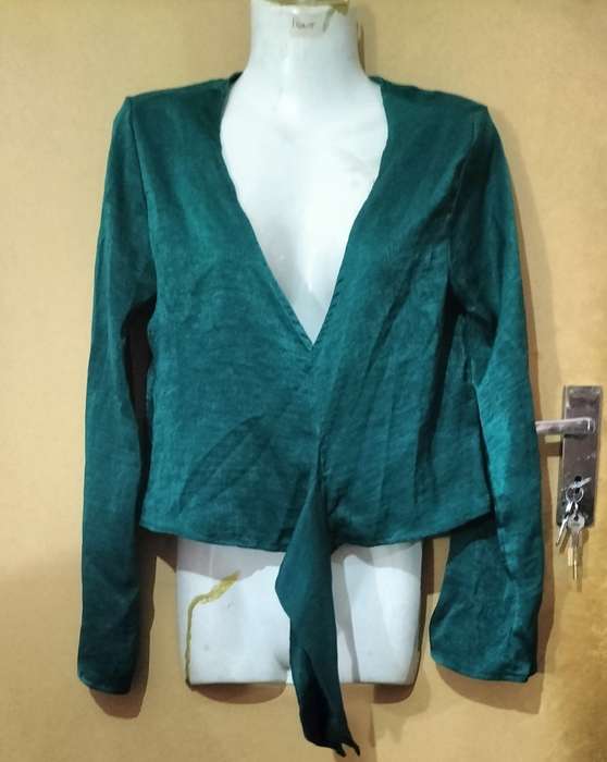 Ladies - Green Blouse - Make - Rt - Size - M