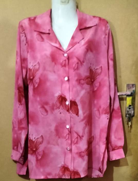 Ladies - Pink Blouse - Make - Martie`s Collection  - Size - 10