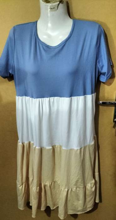 Ladies - Multicolored Dress - Make - Rue 21 - Size - L