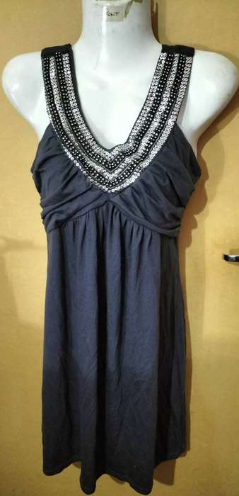 Special! Ladies - Dark Blue Dress - Make -Butterfly - Size - M