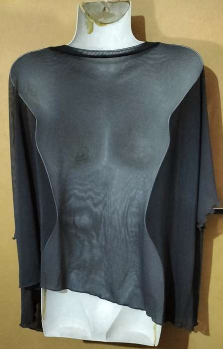Ladies - Thin Grey Top - Make - Rosa - Size - no size