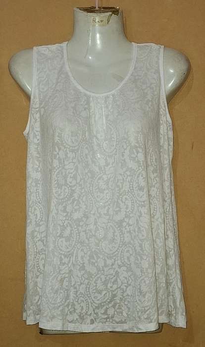 Ladies - White Top - Make - Miladys - Size - 8/32