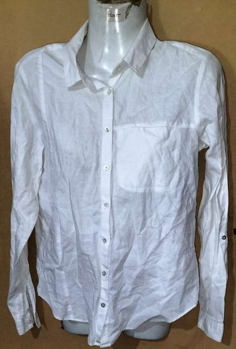 Ladies - White Blouse - Make - Woolworths - Size - 4