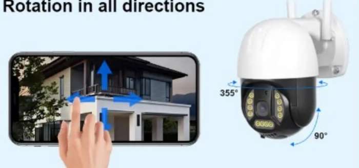 Wi-Fi Smart Net Camera With Sim Card Slot