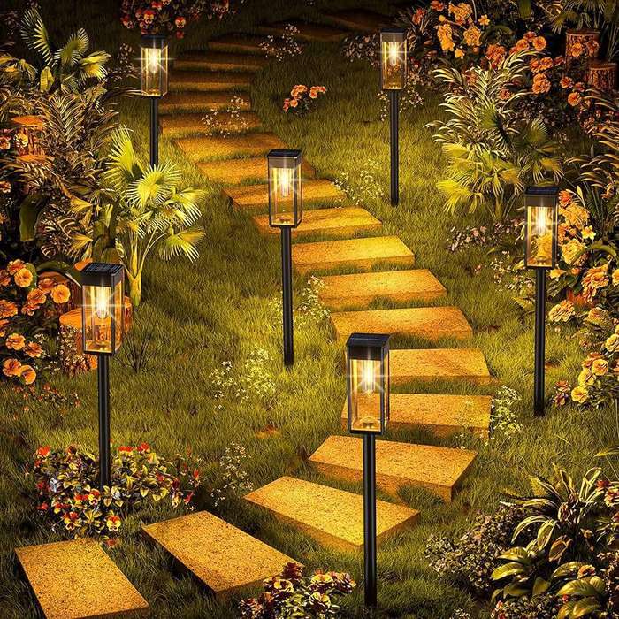 SOLAR VINTAGE PATHWAY LAMP