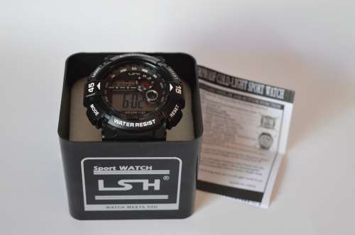 Watch Men`s - L-SPORTS Watch,timer,alarm,water resistant