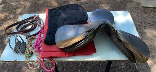 SADDLE AND OTHER HORSE TACK ITEMS